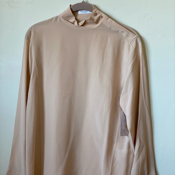 Equipment • NWT Curtis Mock Neck Silk Blouse - Picture 11 of 12